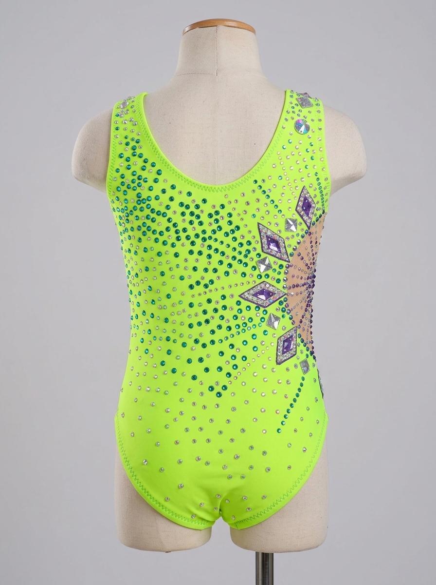 Green leotard for gymnastics — photo 2
