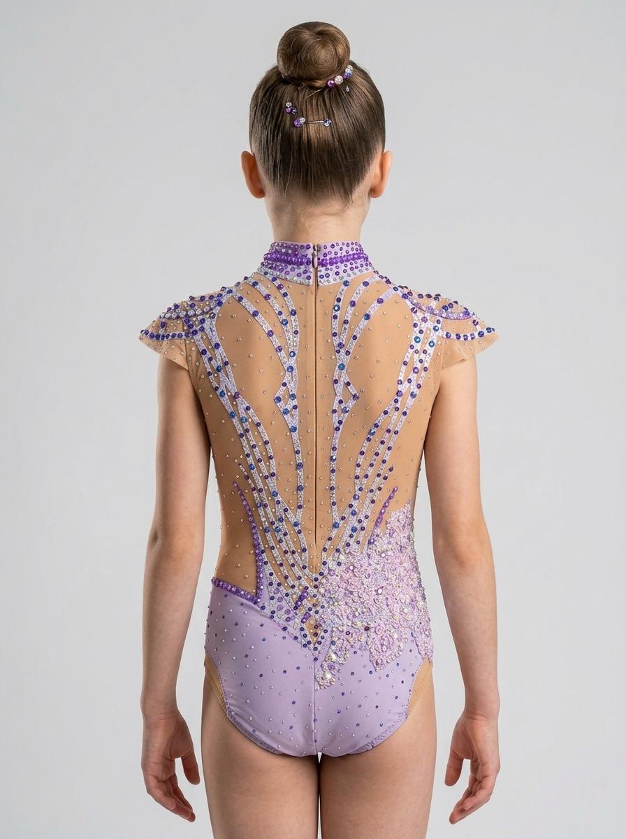 Designer exclusive hand made leotard for gymnastics — photo 2