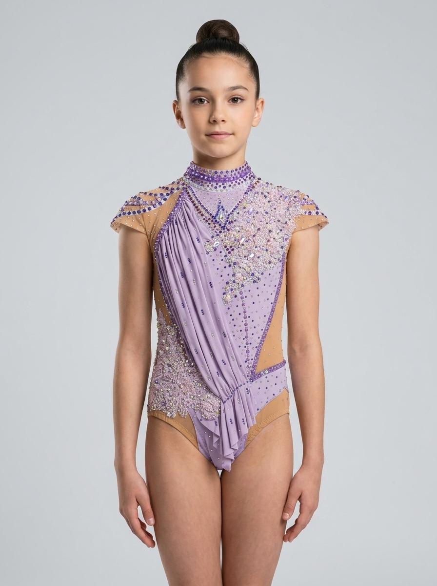 Designer exclusive hand made leotard for gymnastics