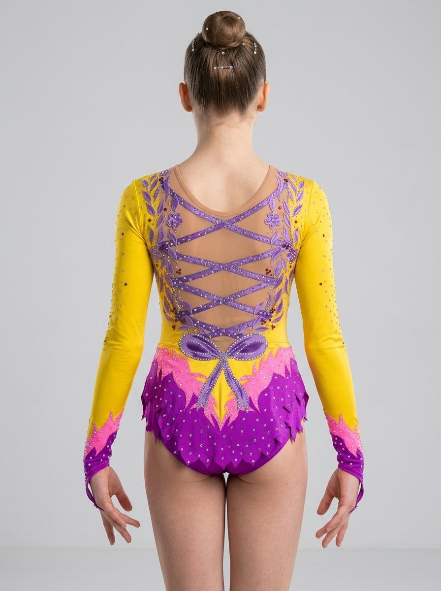 Brand New Sur-mesure Rhythmic Gymnastics Leotard - Size 14ans — photo 2