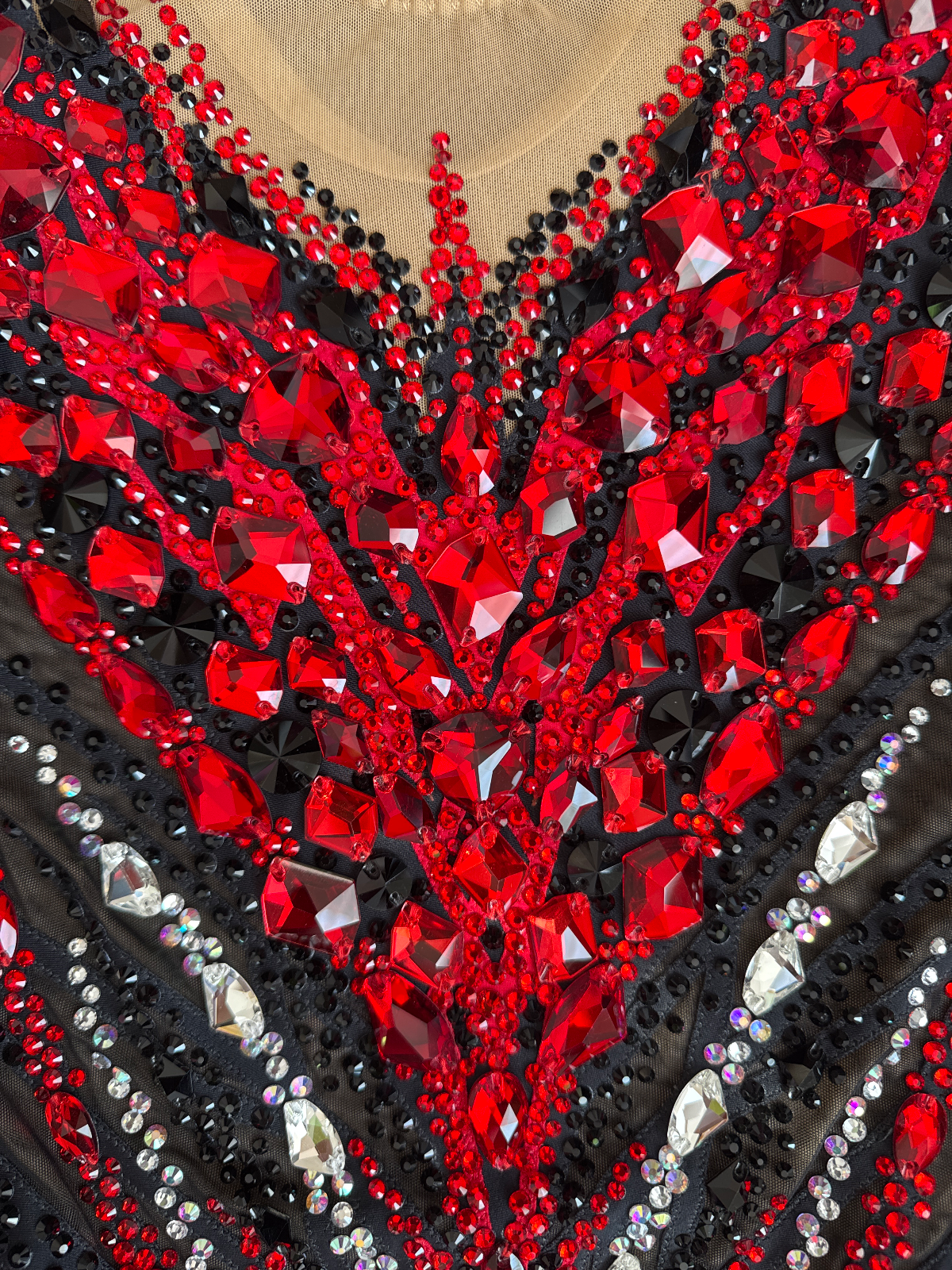 Luxury rhythmic gymnastics leotard  Preciosa + luxury Chinese crystals — photo 6