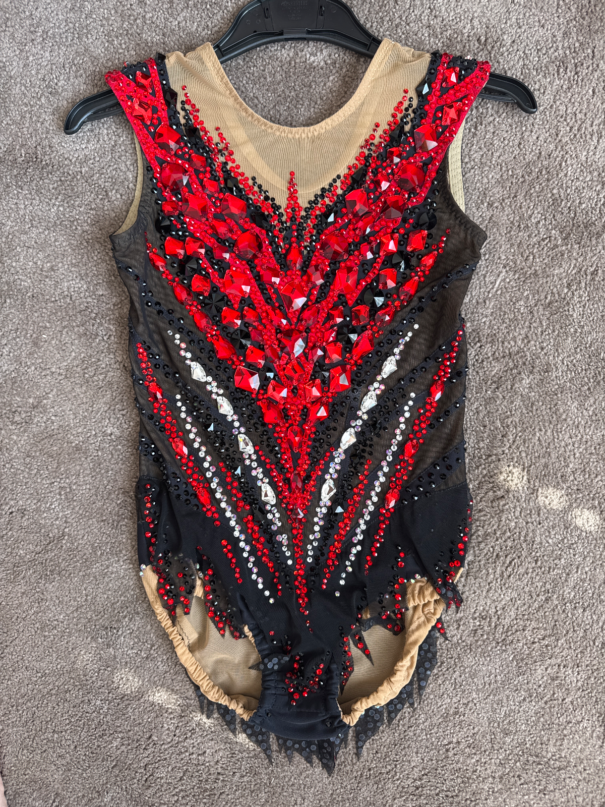 Luxury rhythmic gymnastics leotard  Preciosa + luxury Chinese crystals — photo 4