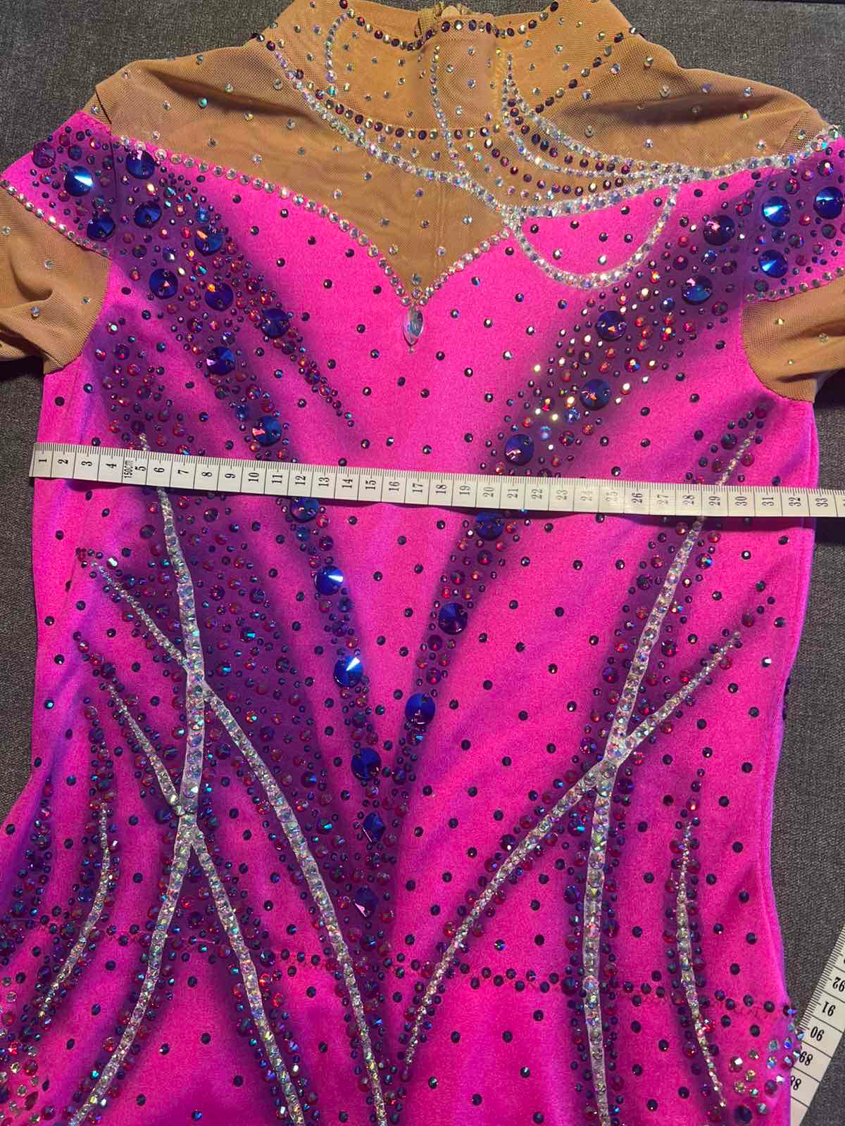 Rhythmic gymnastics leotard, bright, for age 12 years — photo 6