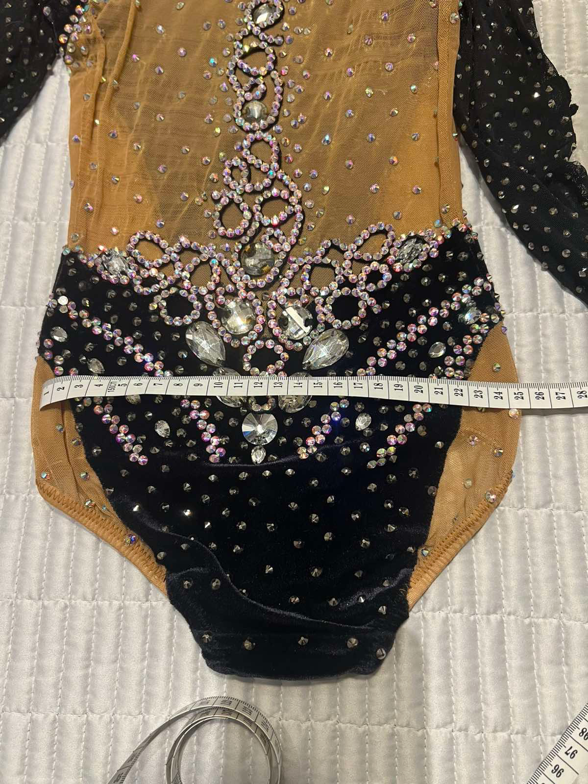 Rhythmic gymnastics leotard: "Night Glow" for 8 years — photo 6