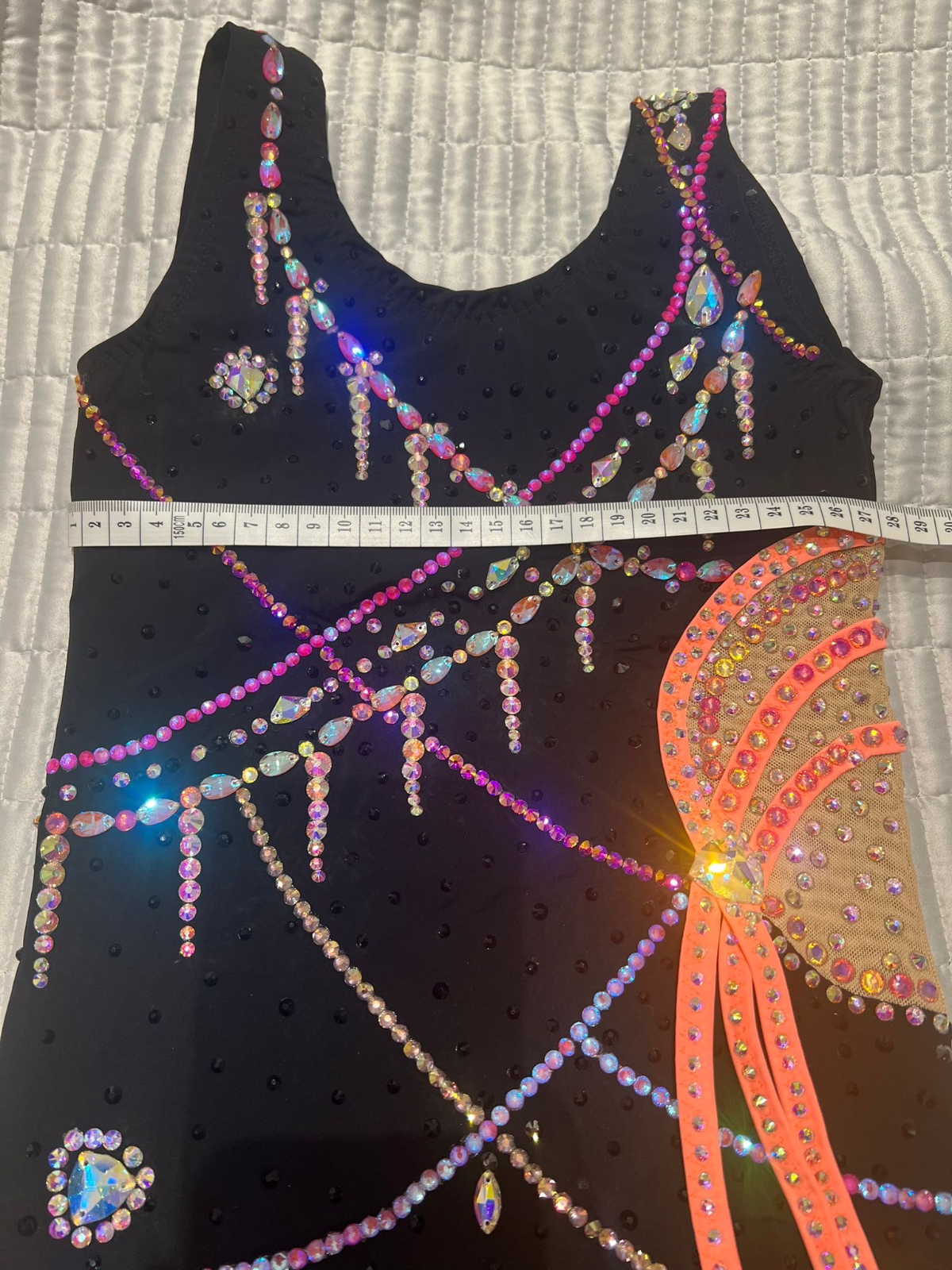 Купальник для художественной гимнастики "Черная Жемчужина" для девочки 8 лет — photo 5