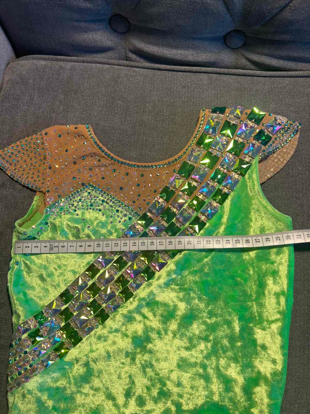 Designer exclusive velour leotard hade made for gymnastics — photo 5