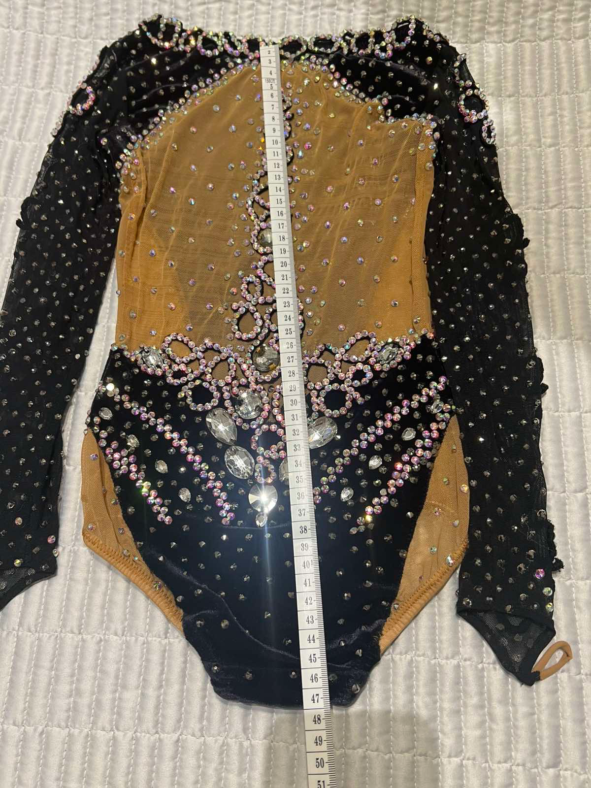 Rhythmic gymnastics leotard: "Night Glow" for 8 years — photo 5