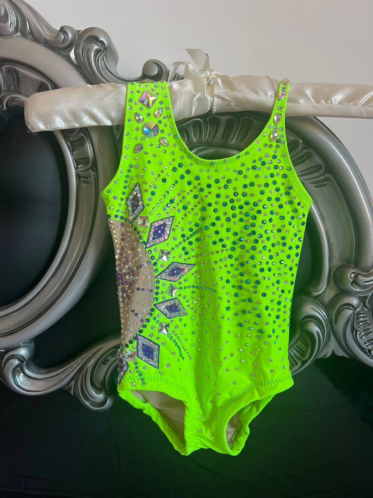 Green leotard for gymnastics — photo 3
