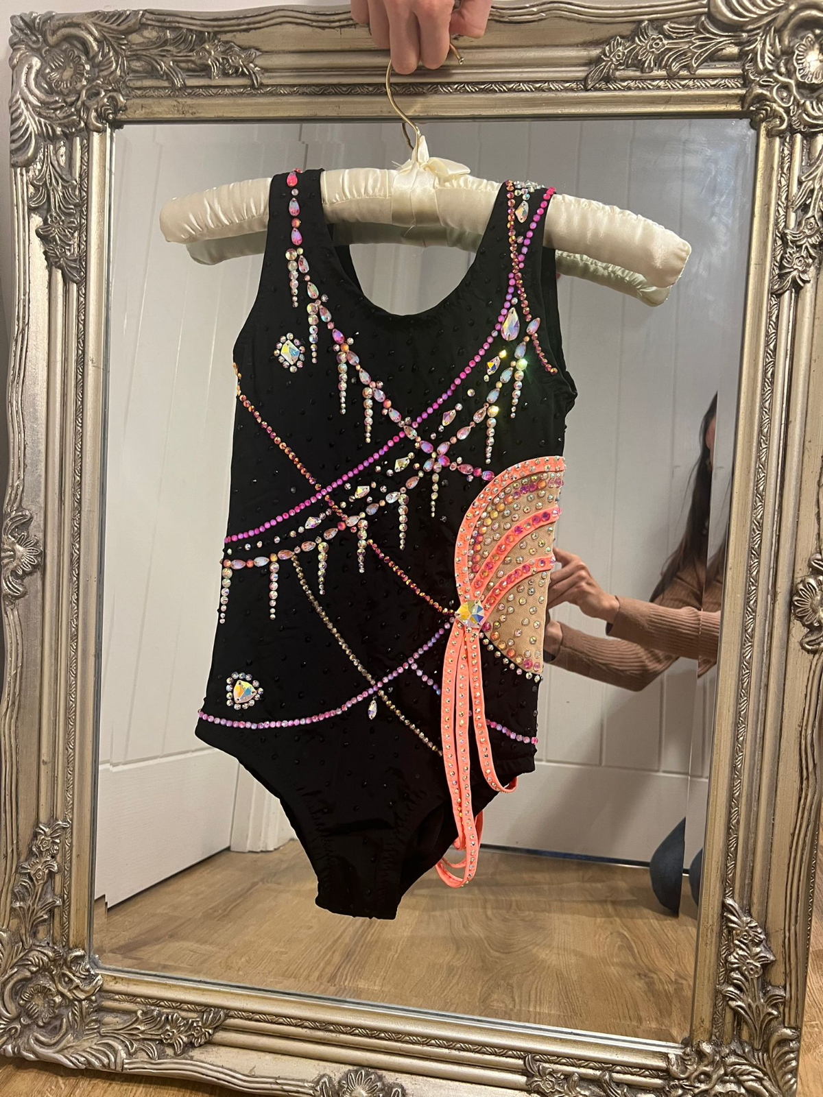 Купальник для художественной гимнастики "Черная Жемчужина" для девочки 8 лет — photo 3