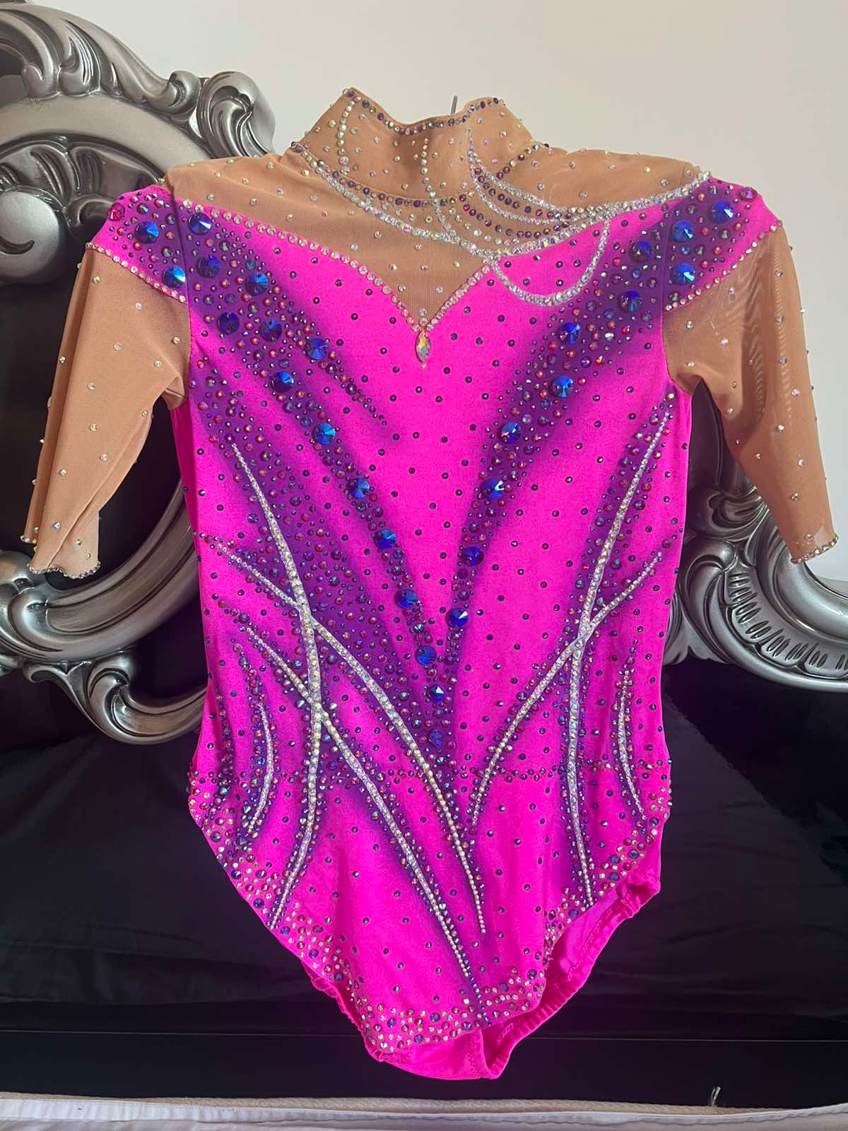 Rhythmic gymnastics leotard, bright, for age 12 years — photo 3