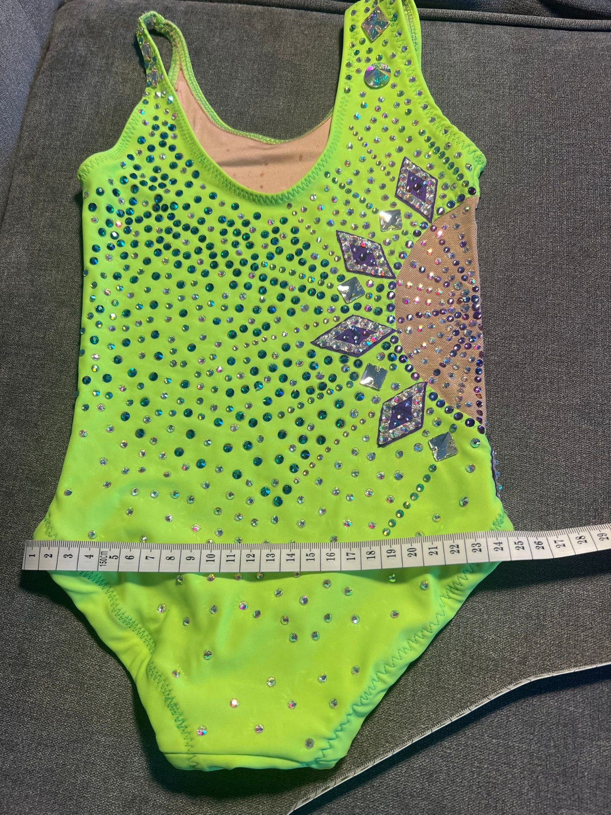Green leotard for gymnastics — photo 4