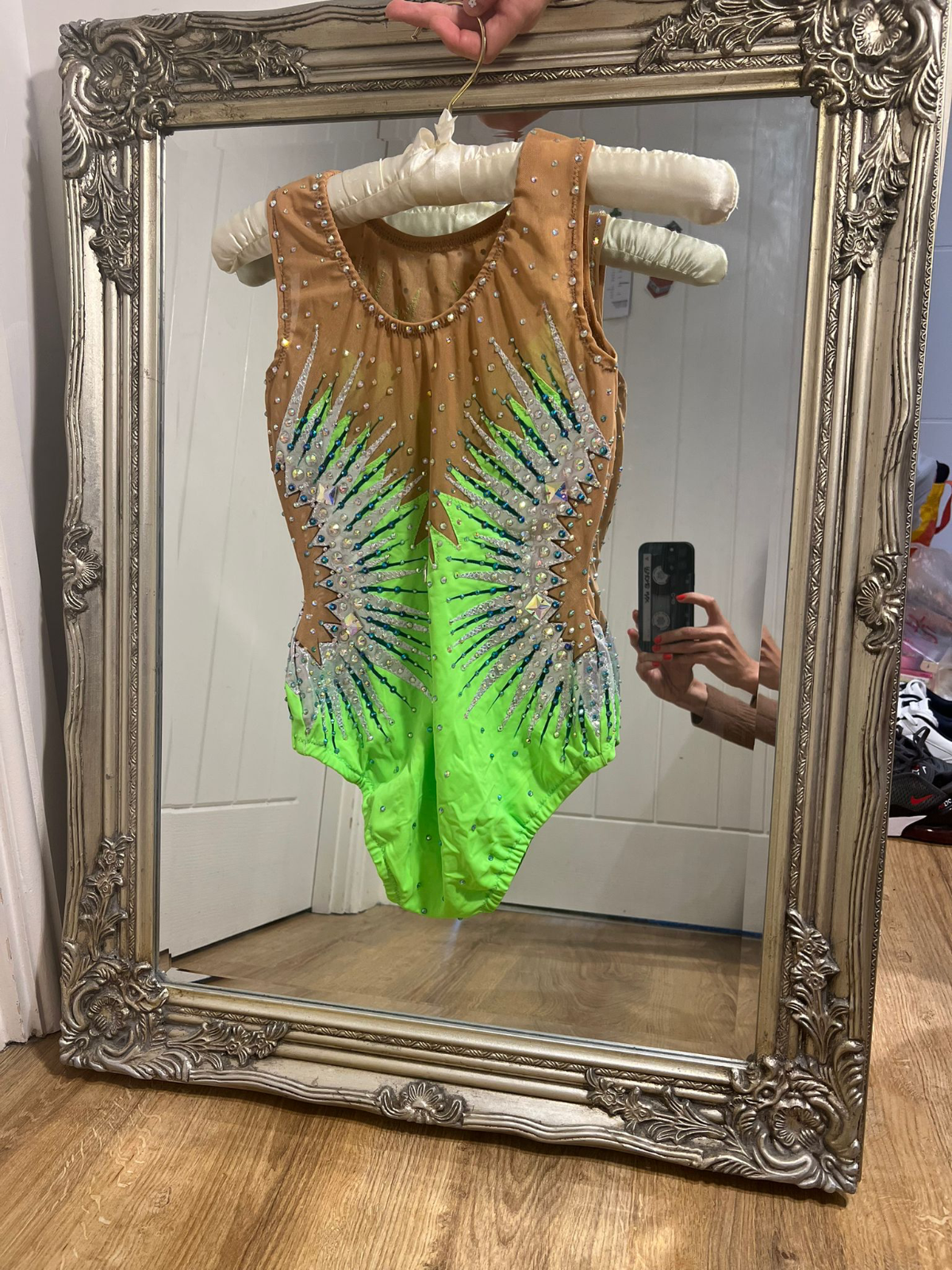 Green leotard for gymnastics — photo 6