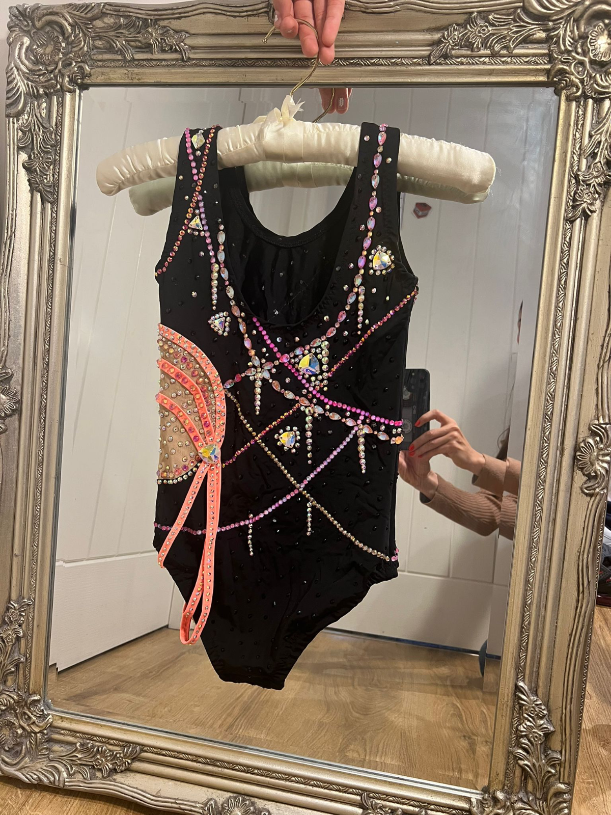 Купальник для художественной гимнастики "Черная Жемчужина" для девочки 8 лет — photo 4