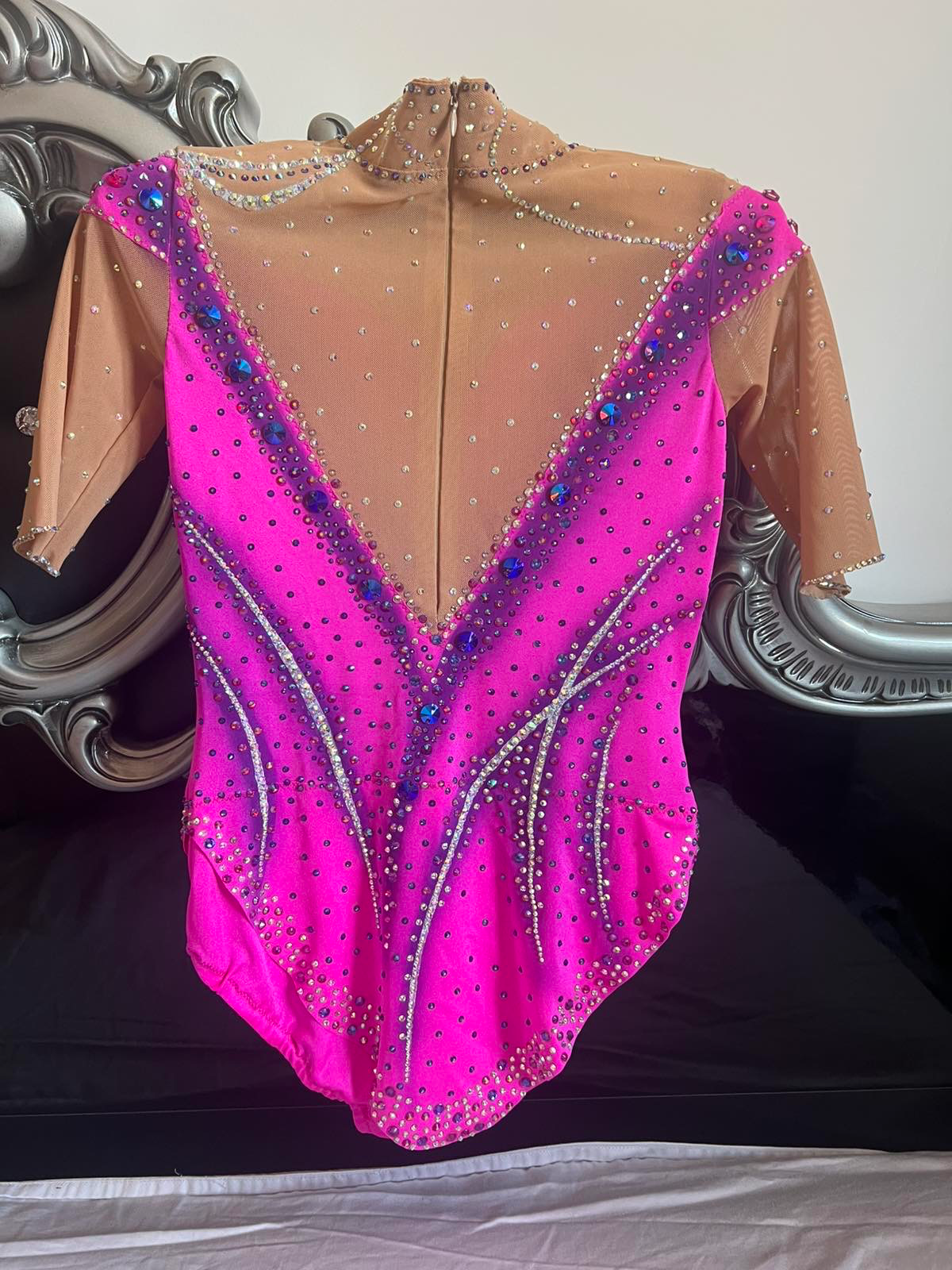 Rhythmic gymnastics leotard, bright, for age 12 years — photo 4