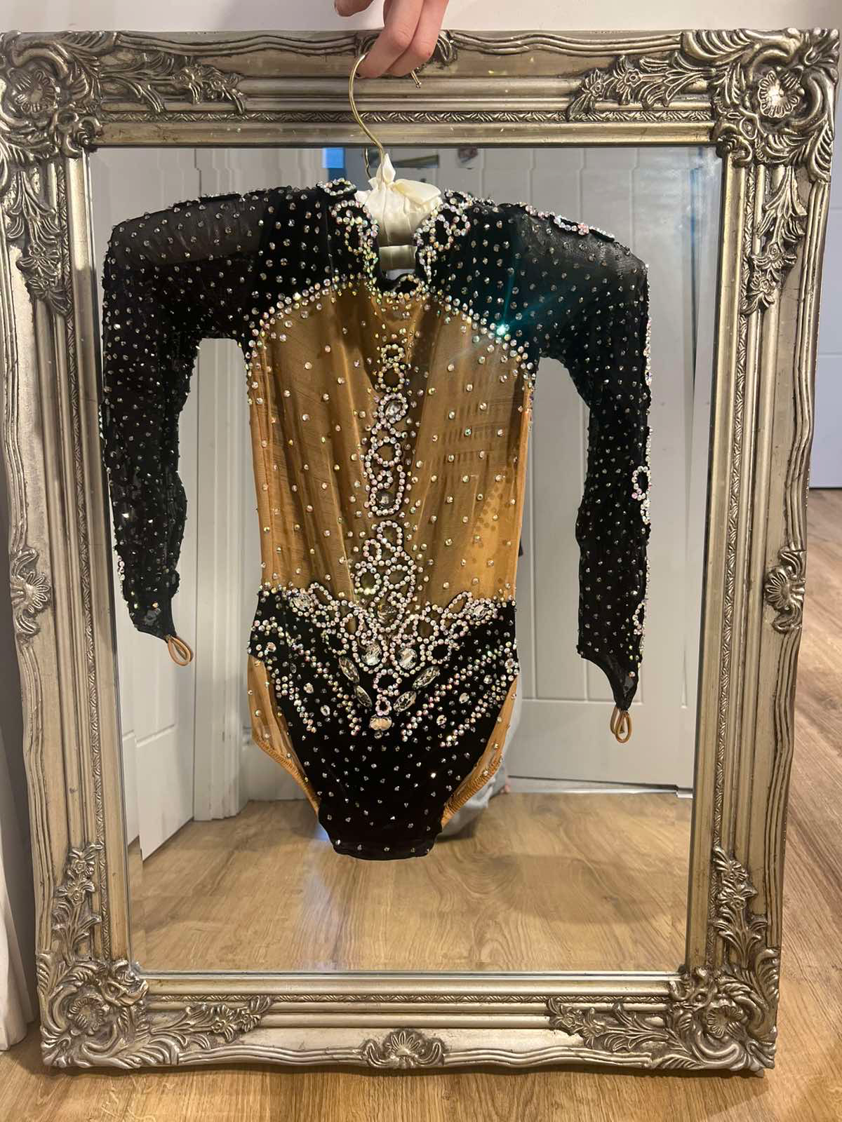 Rhythmic gymnastics leotard: "Night Glow" for 8 years — photo 4