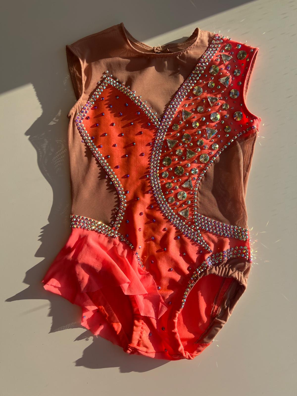 Vibrant Leotard with Crystals — photo 3