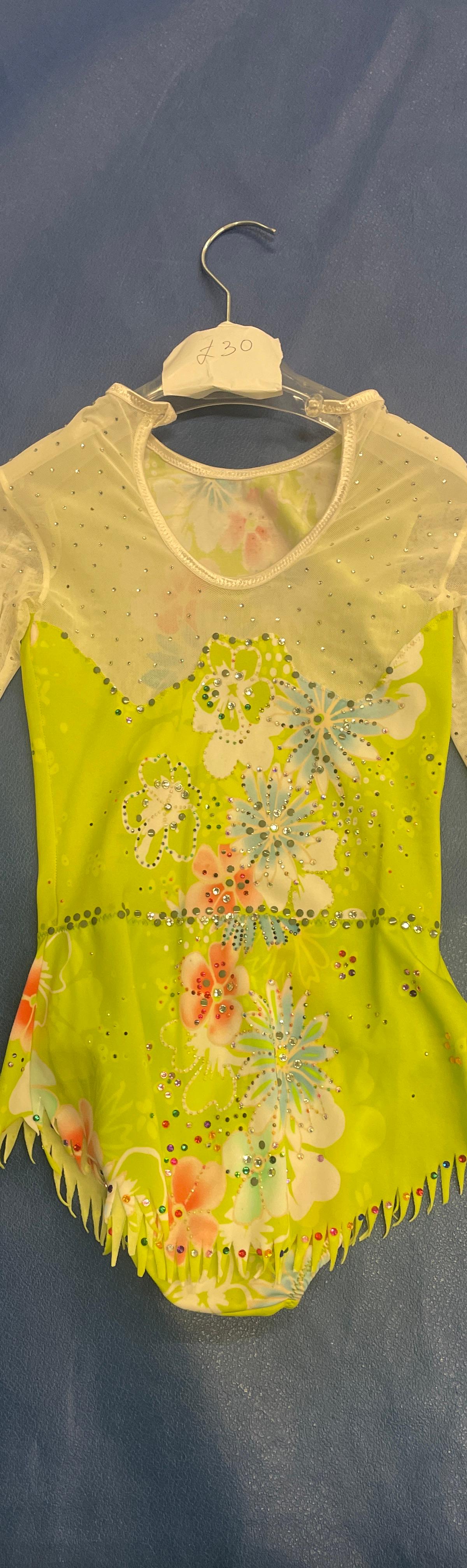 White Green leotard — photo 4